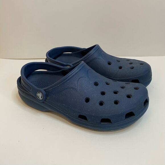 Crocs Women's Mule Clogs Slip On Shoes Navy Blue Size 10-11 - Picture 1 of 6